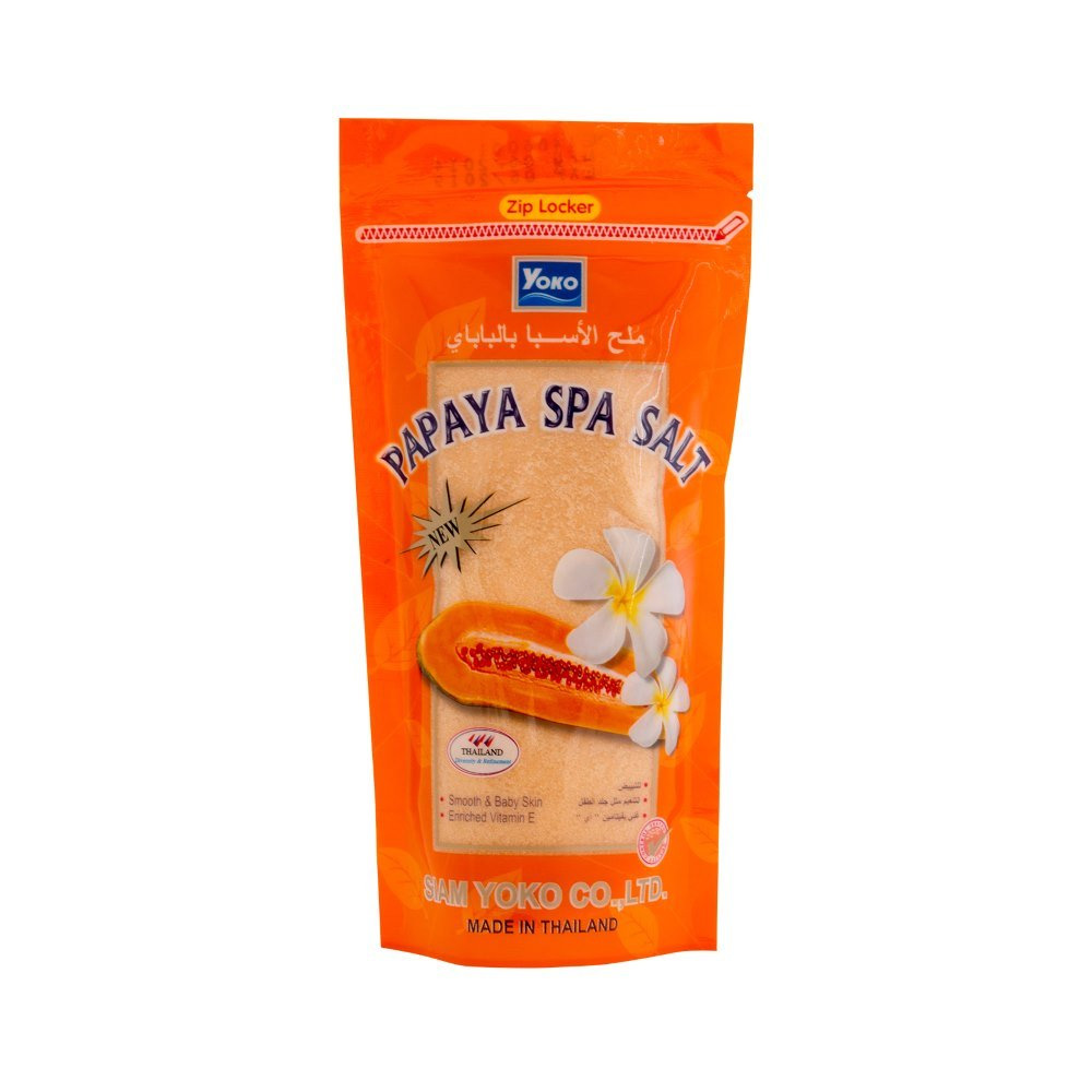 [YOKO] Скраб для тела солевой ПАПАЙЯ Yoko Siam  Papaya Spa Salt, 300г