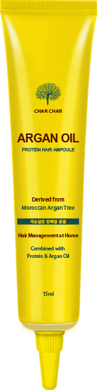 [Char Char] Сыворотка для волос ВОССТАНОВЛЕНИЕ/АРГАНОВОЕ МАСЛО Argan Oil Protein Hair Ampoule, 15 мл