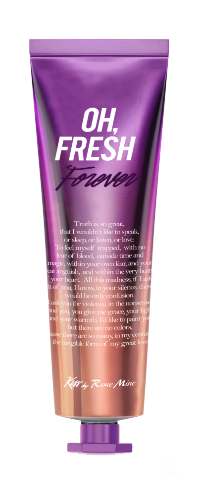 [Kiss by Rosemine] Крем для рук ЦВЕТОЧНЫЙ АРОМАТ ИРИСА Fragrance Hand Cream - Oh, Fresh Forever, 30 мл