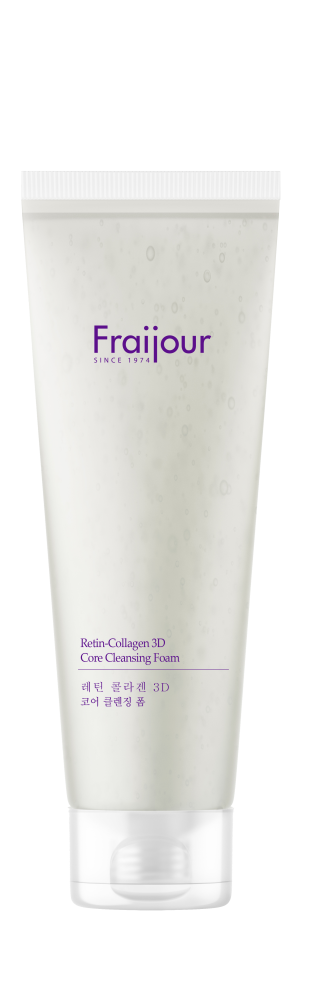 [Fraijour] Пенка-гель для умывания КОЛЛАГЕН/РЕТИНОЛ Retin-Collagen 3D Core Cleansing Foam, 250 мл