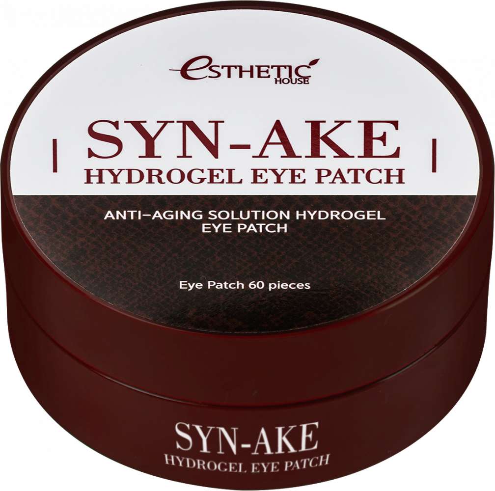 [ESTHETIC HOUSE] Гидрогелевые патчи для глаз ЗМЕИНЫЙ ПЕПТИД Syn-Ake Hydrogel Eye Patch, 60 шт