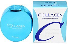 [ENOUGH] Тональный кушон КОЛЛАГЕН Collagen Aqua Air Cushion SPF50+ PA+++ (13), 15 гр