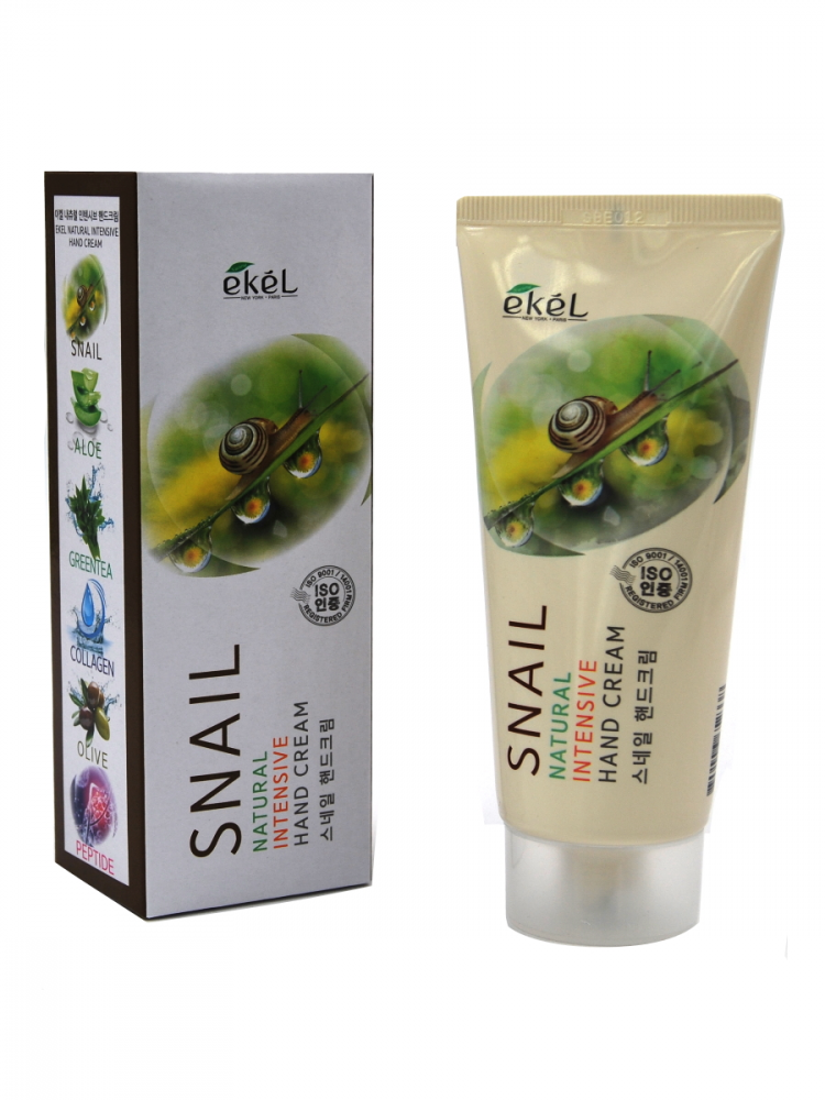 [EKEL] Крем для рук интенсивный МУЦИН УЛИТКИ Snail Natural Intensive Hand Cream, 100 мл