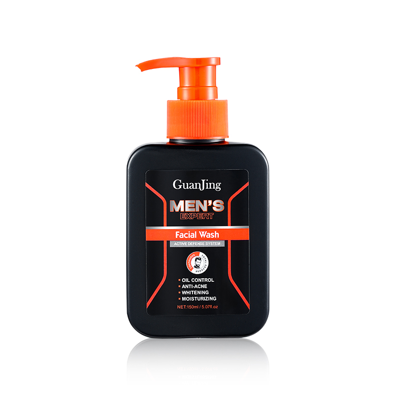 [GUANJING] Пенка для умывания МУЖСКАЯ увлажняющая АНТИ-АКНЕ Men's Facial Wash, 150 мл