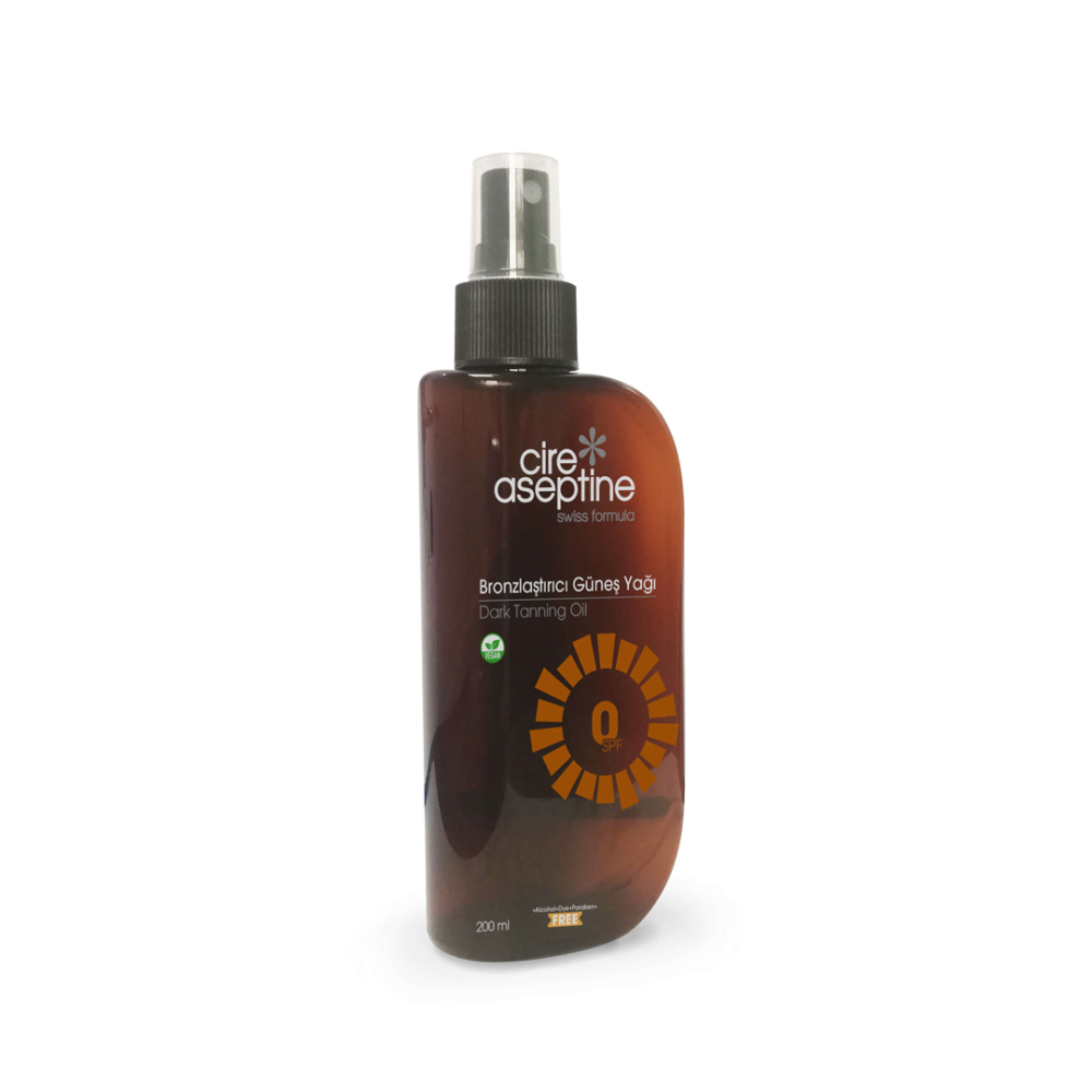 [CIRE ASEPTIN] Масло для загара 0 SPF Dark Tanning Oil, 200 мл