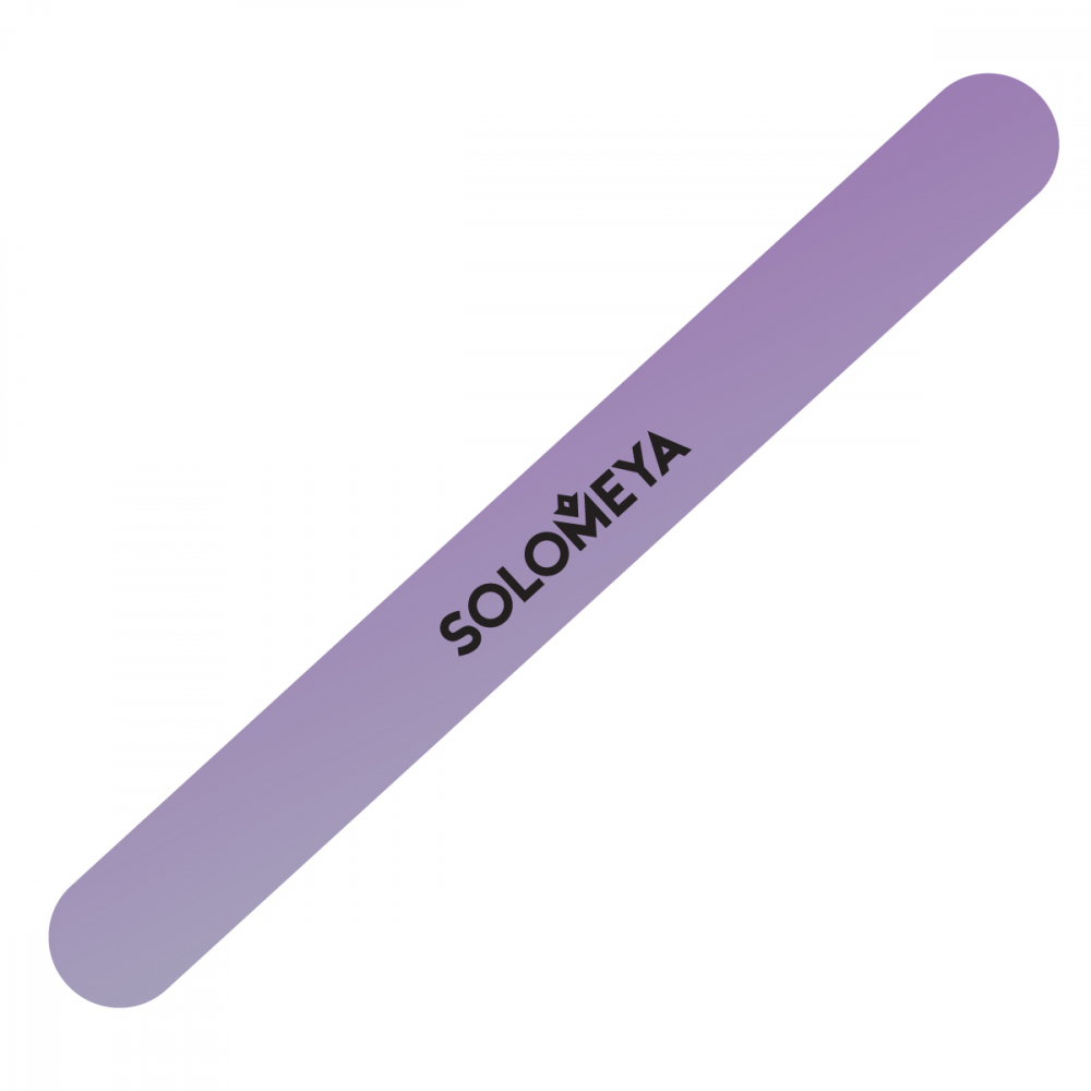 [SOLOMEYA] Пилка для натуральных и искусственных ногтей  ЛАВАНДА Solomeya Lavander Mylar Nail File,  180/180 грит