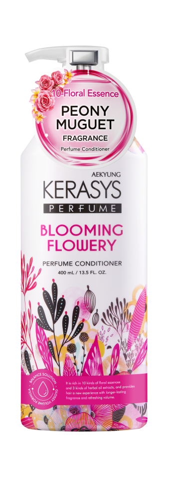 [KERASYS] Кондиционер для волос ФЛЕР Blooming Flowery, 400 мл