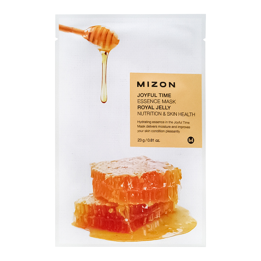 MIZON] Тканевая маска для лица МАТОЧНОЕ МОЛОЧКО Joyful Time Essence Mask  Royal Jelly, 23 г купить оптом на ICONMARKET