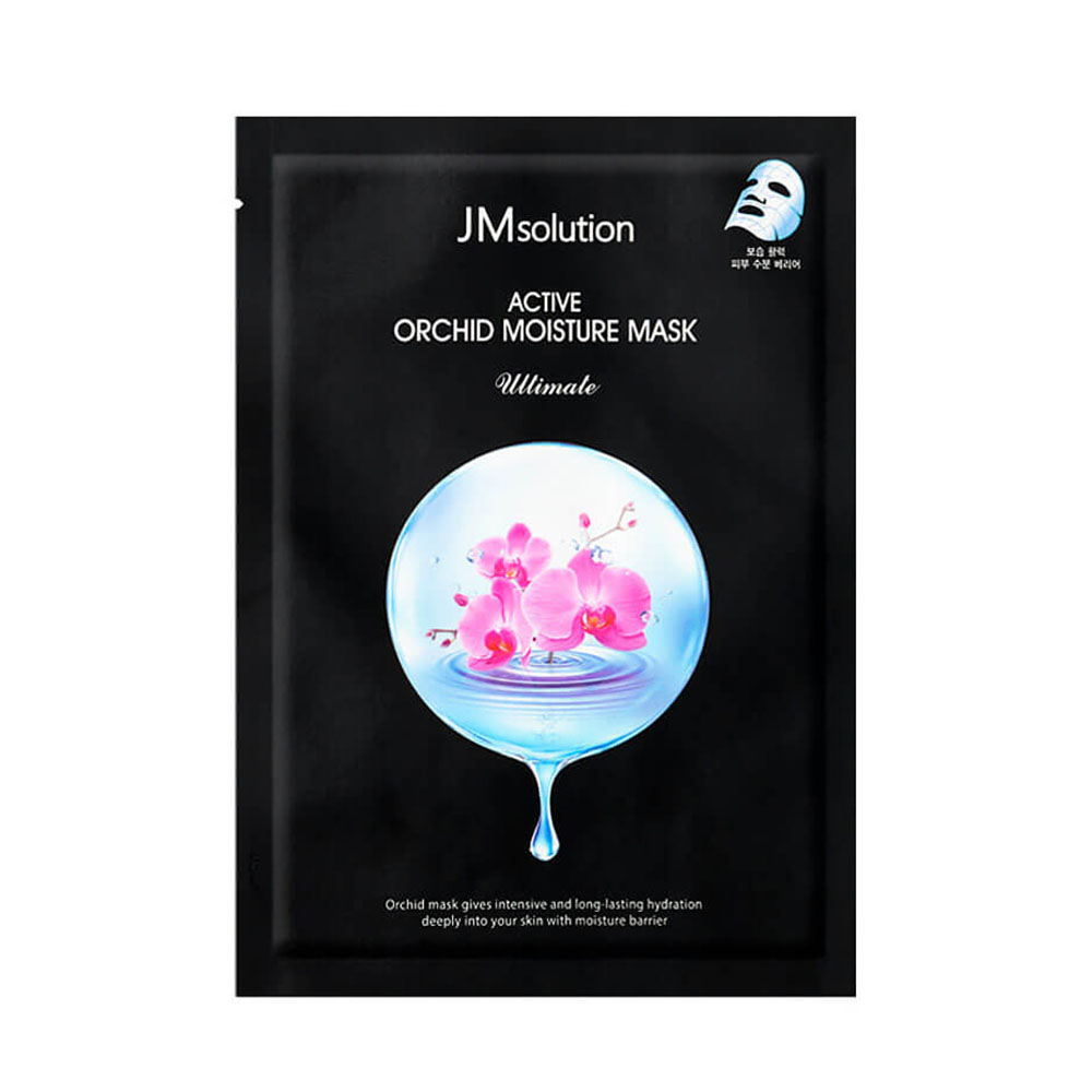 [JMSOLUTION] Маска для лица тканевая ЭКСТРАКТ ОРХИДЕИ увлажняющая Active Orchid Moisture Mask, 30 мл