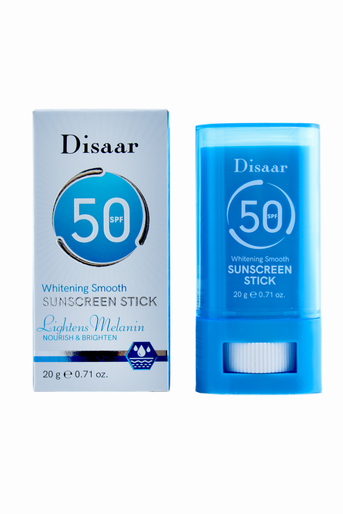 [DISAAR] Крем-стик для лица солнцезащитный ОСВЕТЛЯЮЩИЙ Whitening Smooth Sunscreen Stick SPF50, 20 гр