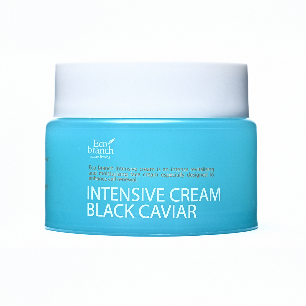 [ECO BRANCH] Крем для лица интенсивный ЭКСТРАКТ ЧЕРНОЙ ИКРЫ увлажняющий Intensive Cream Black Caviar, 100 мл