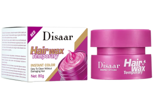 167585-2CD2 - [DISAAR] Воск для волос ЦВЕТНОЙ (красный) Temporary Hair Color Wax (Red), 80 г