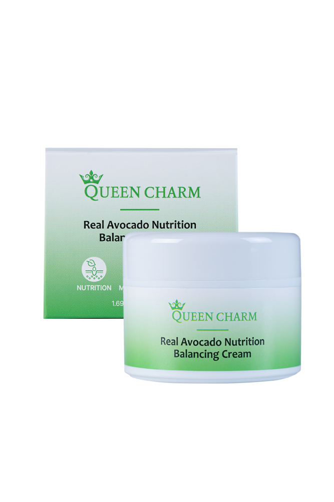 [QUEENCHARM] Крем для лица АВОКАДО питательный Real Avocado Nutrition Balancing Cream, 50 мл