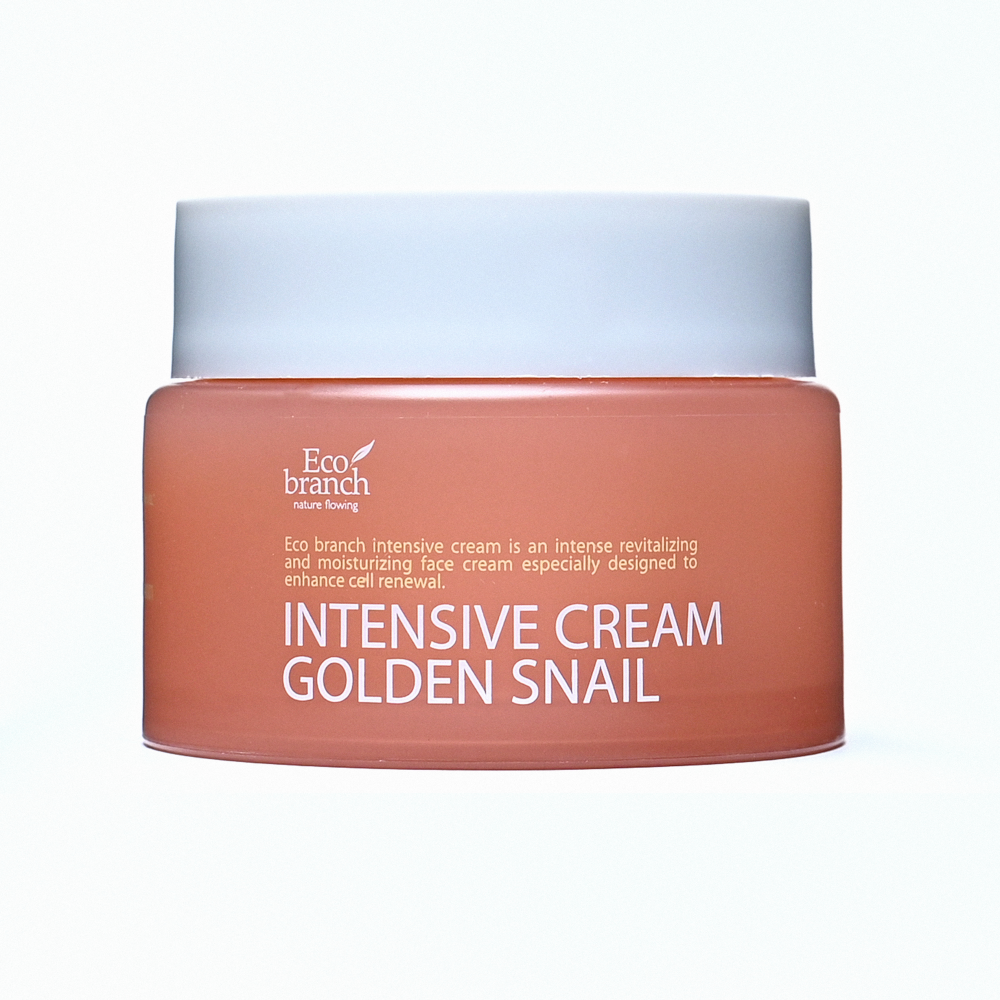 [ECO BRANCH] Крем для лица интенсивный МУЦИН УЛИТКИ Intensive Cream Golden Snail, 100 мл