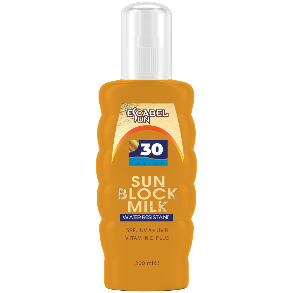 ESCABEL] Молочко для лица и тела СОЛНЦЕЗАЩИТНОЕ Sun Block Milk SPF 30, 200  мл купить оптом на ICONMARKET