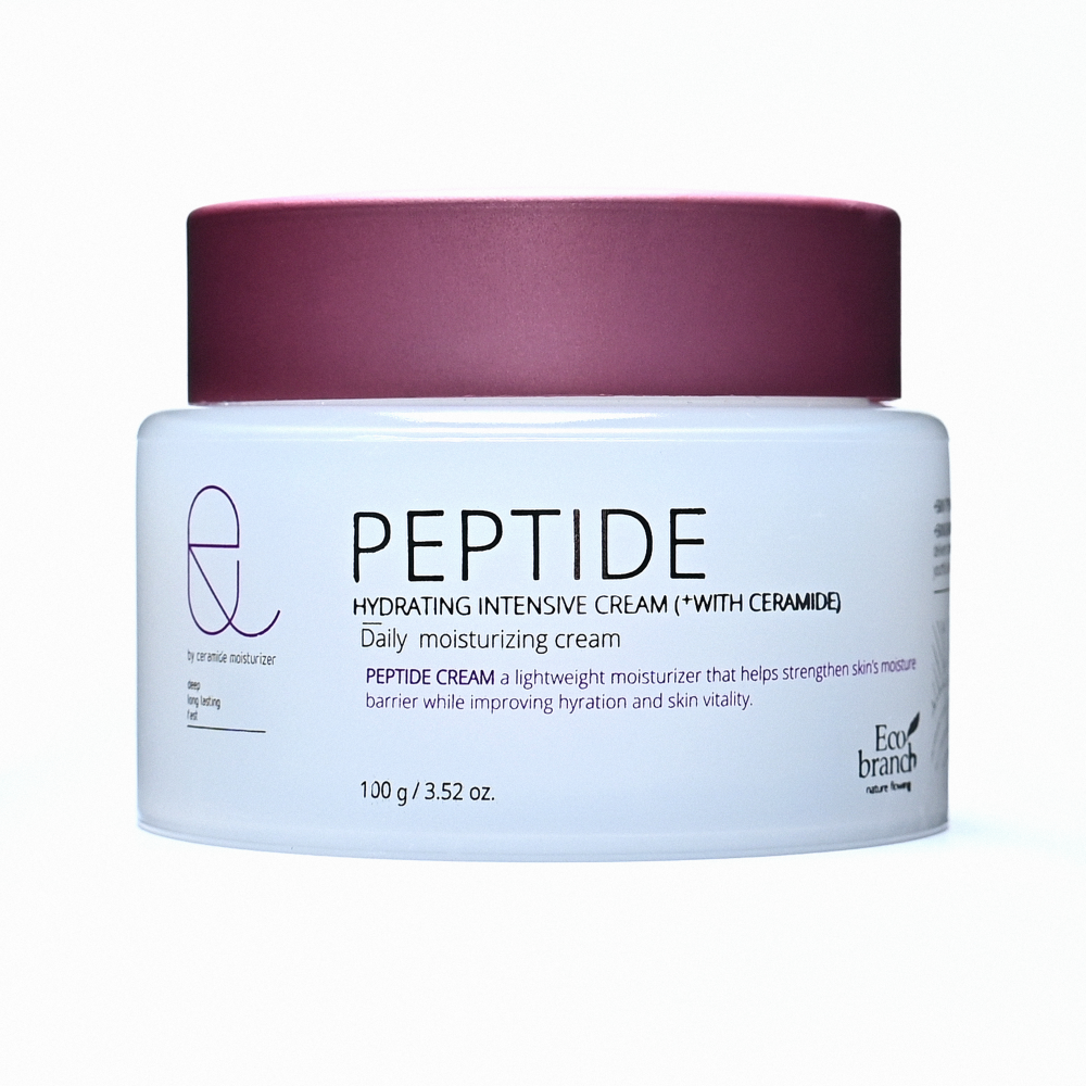 [ECO BRANCH] Крем для лица интенсивный ПЕПТИДЫ увлажняющий Hydrating Intensive Peptide Cream, 100 мл