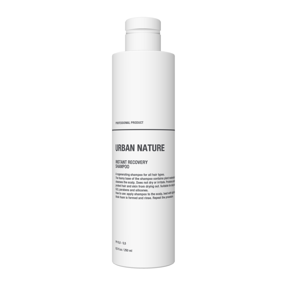 [URBAN NATURE] Шампунь для волос МГНОВЕННОЕ ВОССТАНОВЛЕНИЕ Instant Recovery Shampoo, 250 мл