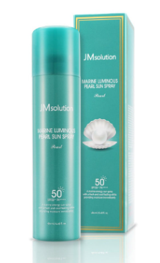 [JMSOLUTION] Спрей для лица и тела солнцезащитный ЭКСТРАКТ ЖЕМЧУГА Marine Luminous Pearl Sun Spray Pearl SPF50+ PA+++, 180 мл