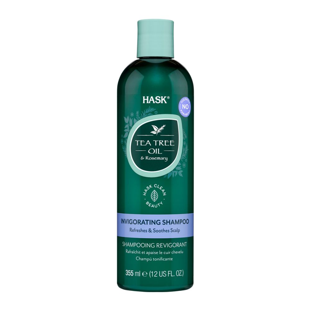 HASK] Шампунь для волос освежающий МАСЛО ЧАЙНОГО ДЕРЕВА/РОЗМАРИН Tea Tree  Oil & Rosemary Invigorating Shampoo, 355 мл купить оптом на ICONMARKET