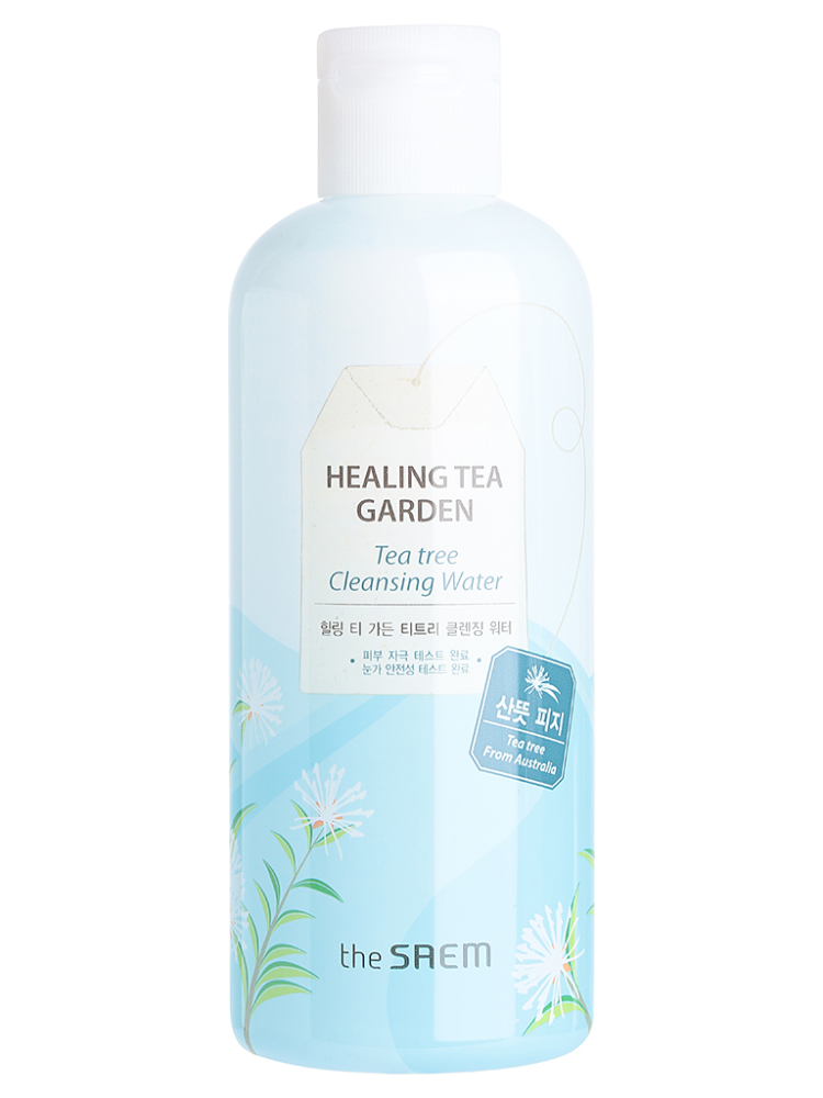 [THE SAEM] Средство для снятия макияжа ЧАЙНОЕ ДЕРЕВО Vegan Healing Tea Garden Tea Tree Cleansing Water, 300 мл