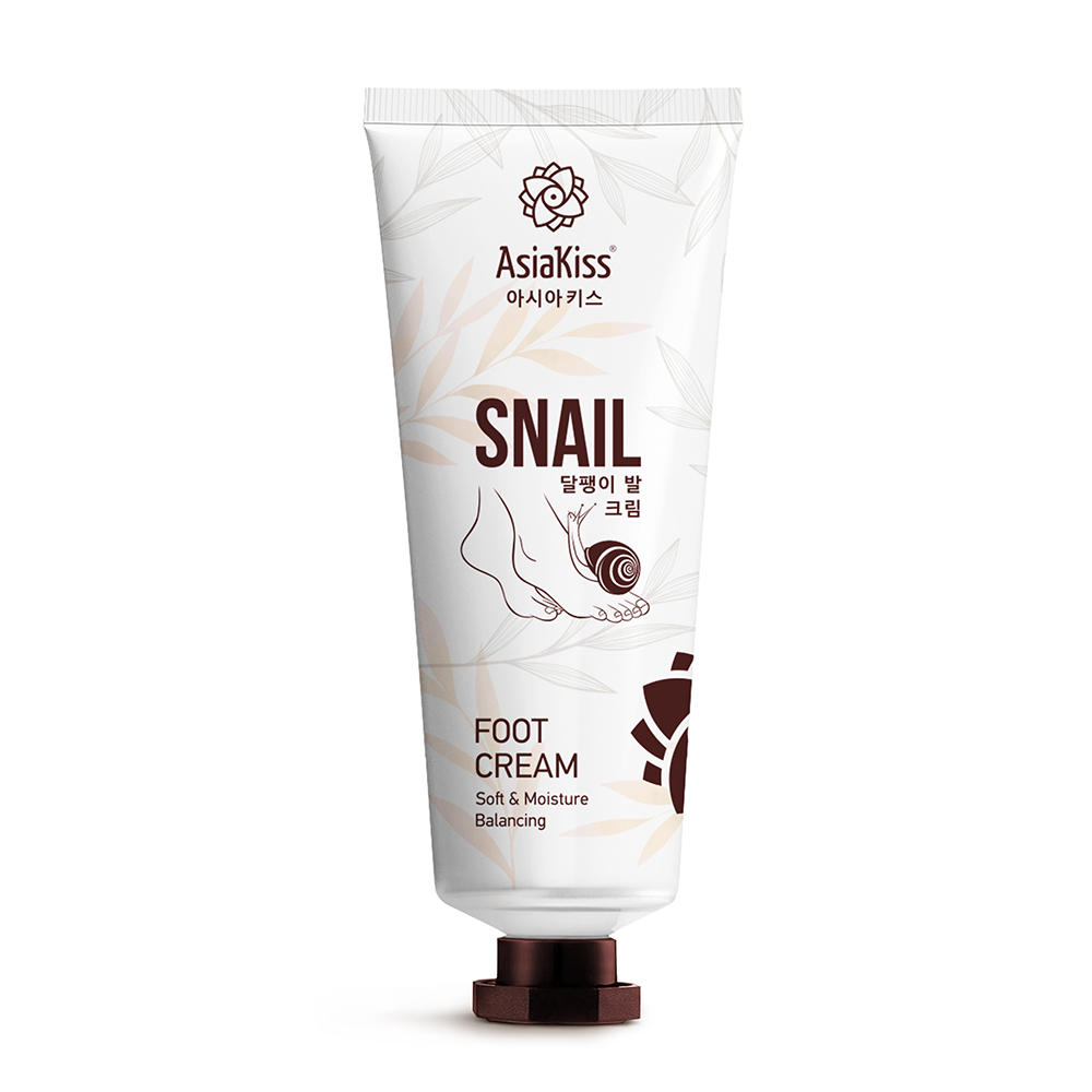 [ASIAKISS] Крем для ног МУЦИН УЛИТКИ Snail Foot Cream, 100 мл