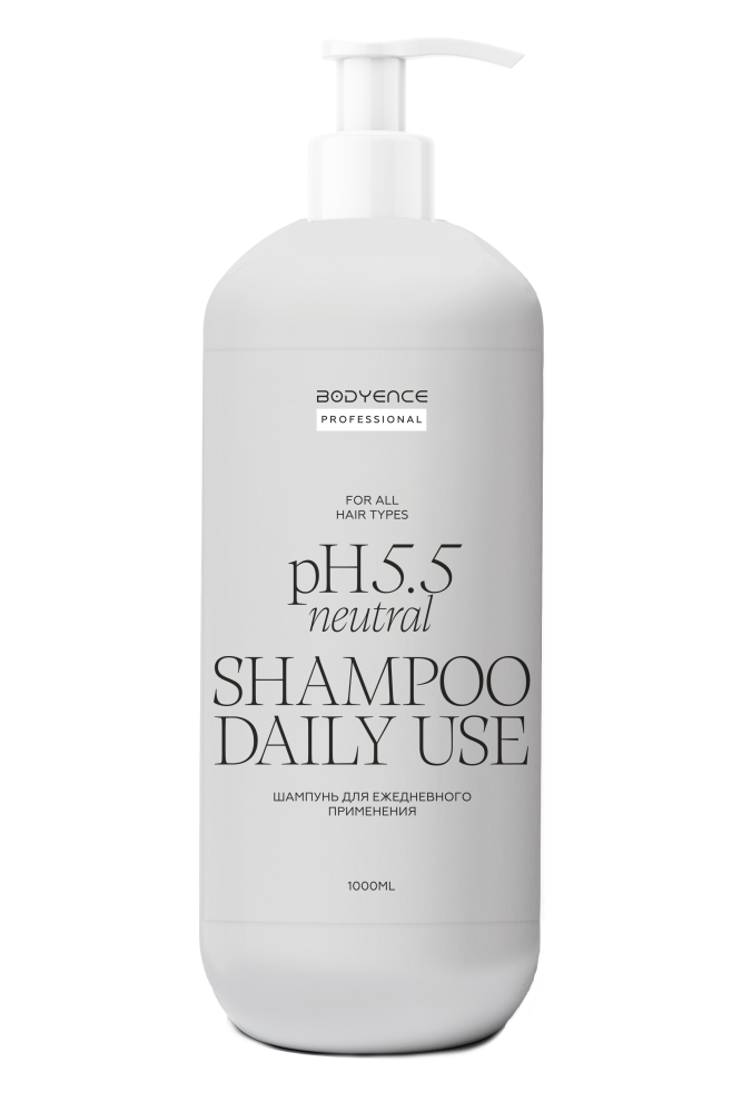 [BODYENCE] Шампунь для волос ЕЖЕДНЕВНЫЙ Shampoo Daily Use pH 5.5, 1000 мл