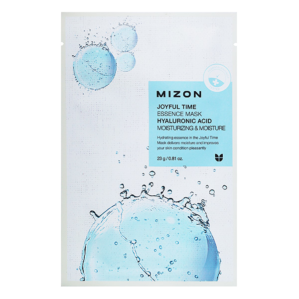 [MIZON] Тканевая маска для лица ГИАЛУРОНОВАЯ КИСЛОТА Joyful Time Essence Mask Hyaluronic Acid, 23 г