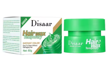 253893-2CD2 - [DISAAR] Воск для волос ЦВЕТНОЙ (зеленый) Temporary Hair Color Wax (Green), 80 г