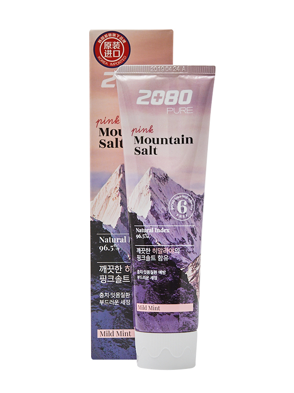 [DENTAL CLINIC 2080] Зубная паста РОЗОВАЯ ГИМАЛАЙСКАЯ СОЛЬ Pure Pink Mountain Salt Toothpaste Mild Mint, 120 гр