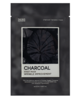 264351-2CD2 - [TENZERO] Маска для лица тканевая ЭКСТРАКТ ДРЕВЕСНОГО УГЛЯ Charcoal Sheet Mask, 25 мл