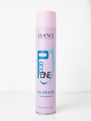 [GLANCE] Лак для волос СИЛЬНАЯ ФИКСАЦИЯ Pro One Hair, 500 мл