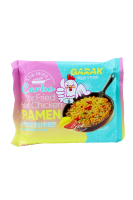 272629-CF68 - [GARAK] Лапша быстрого приготовления ОСТРАЯ КУРОЧКА ПО-КОРЕЙСКИ в соусе "Карбонара" Carbo Hot Chicken Stir-fry Ramen, 145 г