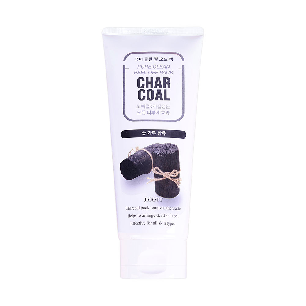 JIGOTT] Пилинг-маска для лица УГОЛЬ CHARCOAL Pure Clean Peel Off Pack, 180  мл купить оптом на ICONMARKET