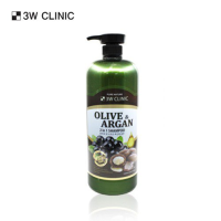 [3W CLINIC] Шампунь для волос АРГАНОВОЕ МАСЛО/ОЛИВА Olive&Argan 2in1 Shampoo,1500 мл