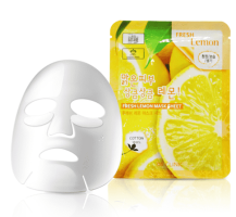 [3W CLINIC] НАБОР Тканевая маска для лица ЛИМОН Fresh Lemon Mask Sheet, 10 шт