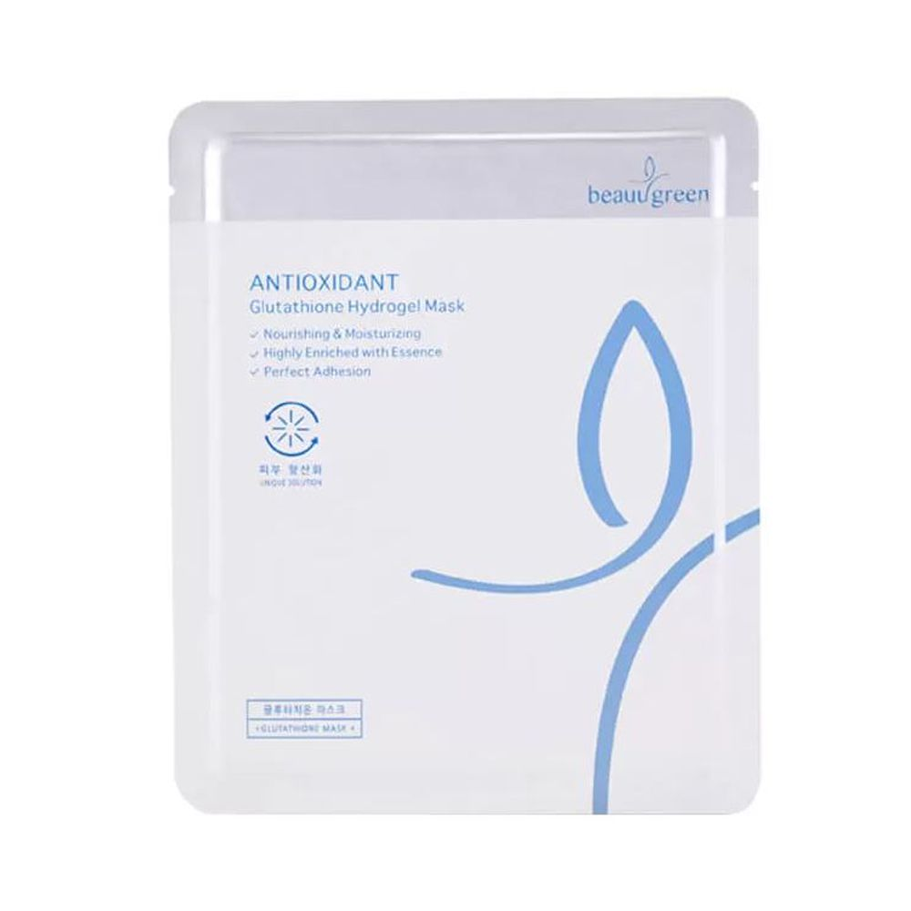 [BEAUUGREEN] Маска для лица гидрогелевая ГЛУТАТИОН Glutathione Hydrogel Mask, 30 г