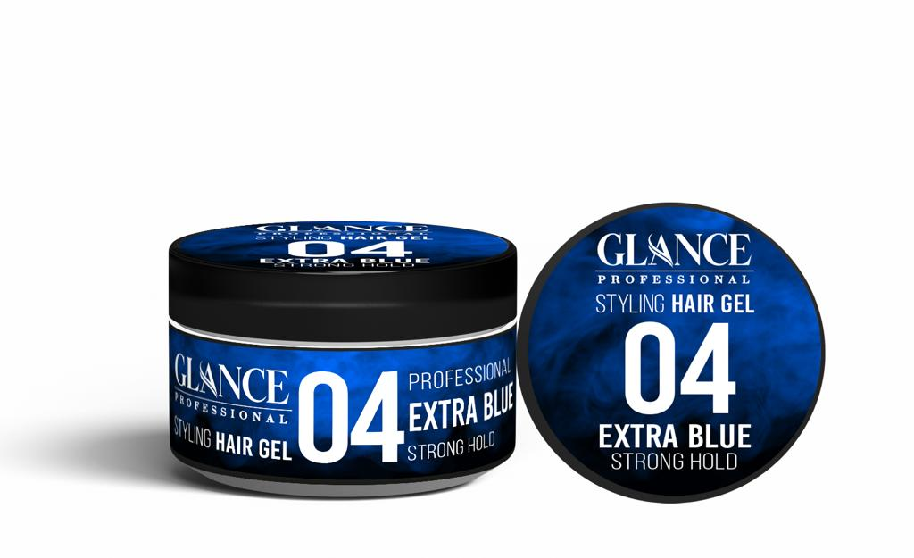 [GLANCE] Гель для укладки волос EXTRA BLUE STRONG GOLD 04 Styling Hair Gel, 300 мл