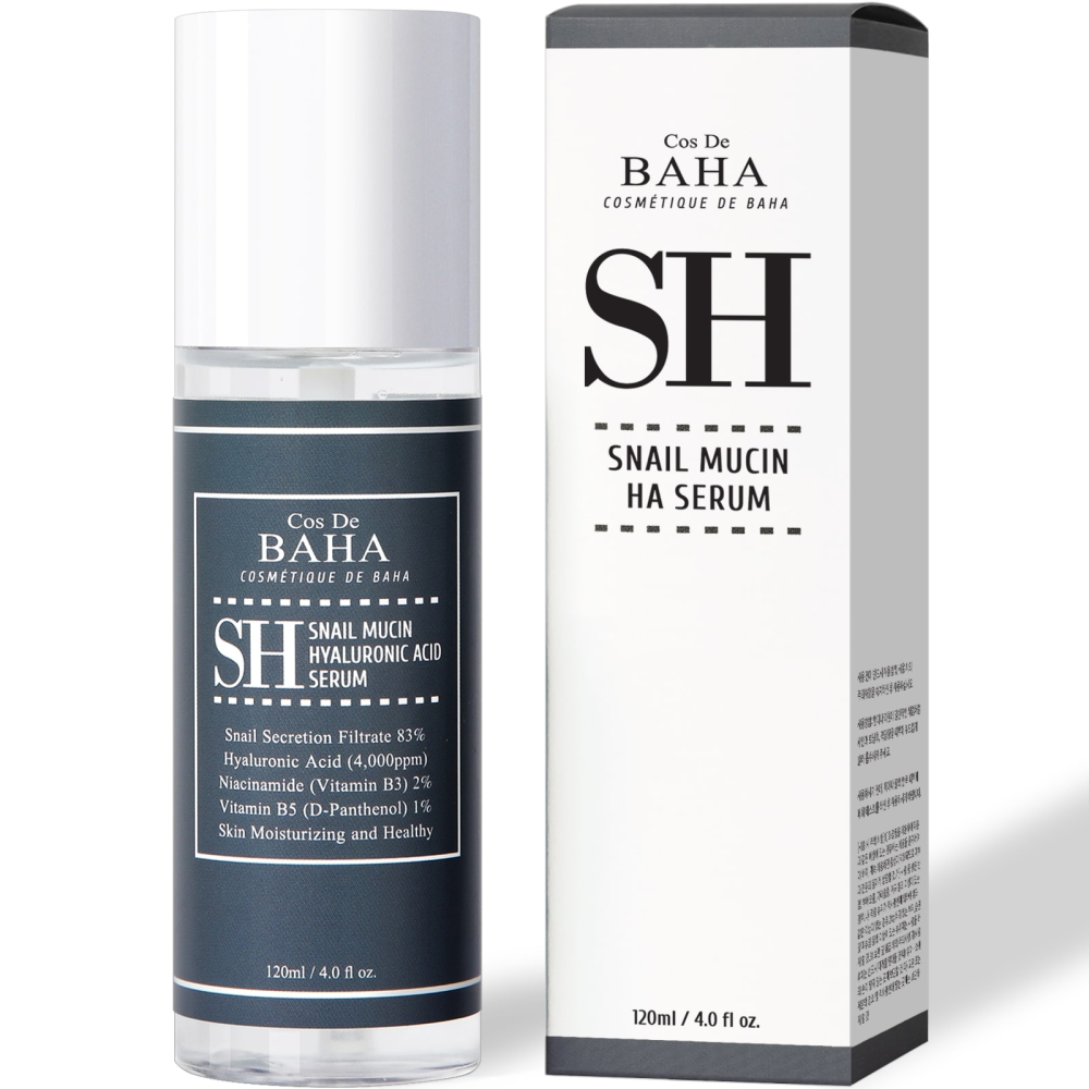 [COS DE BAHA] Сыворотка для лица увлажняющая МУЦИН УЛИТКИ Cos De BAHA SH Snail Serum, 120 мл