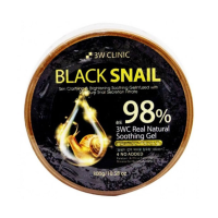 290085 - [3W CLINIC] Гель универсальный ЧЕРНАЯ УЛИТКА Black Snail Natural Soothing Gel, 300 гр