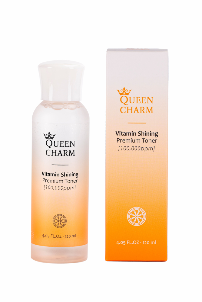 [QUEENCHARM] Тонер для лица ВИТАМИНЫ 10% для сияния кожи Vitamin Shining Premium Toner, 120 мл