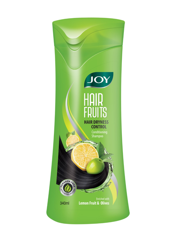 [JOY] Шампунь-кондиционер для волос КОНТРОЛЬ СУХОСТИ Joy Hair Fruits, 340 мл