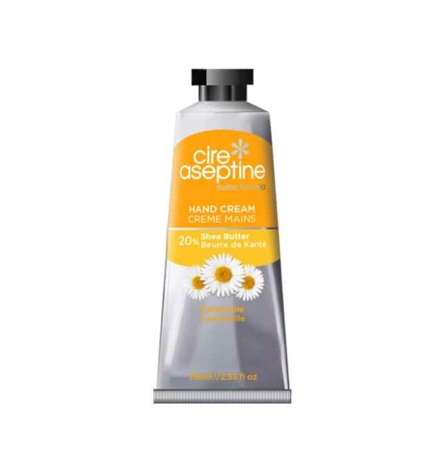 [CIRE ASEPTIN] Крем для рук МАСЛО ШИ 20% И ЭКСТРАКТ РОМАШКИ Shea Butter Hand Cream Camomile, 75 мл