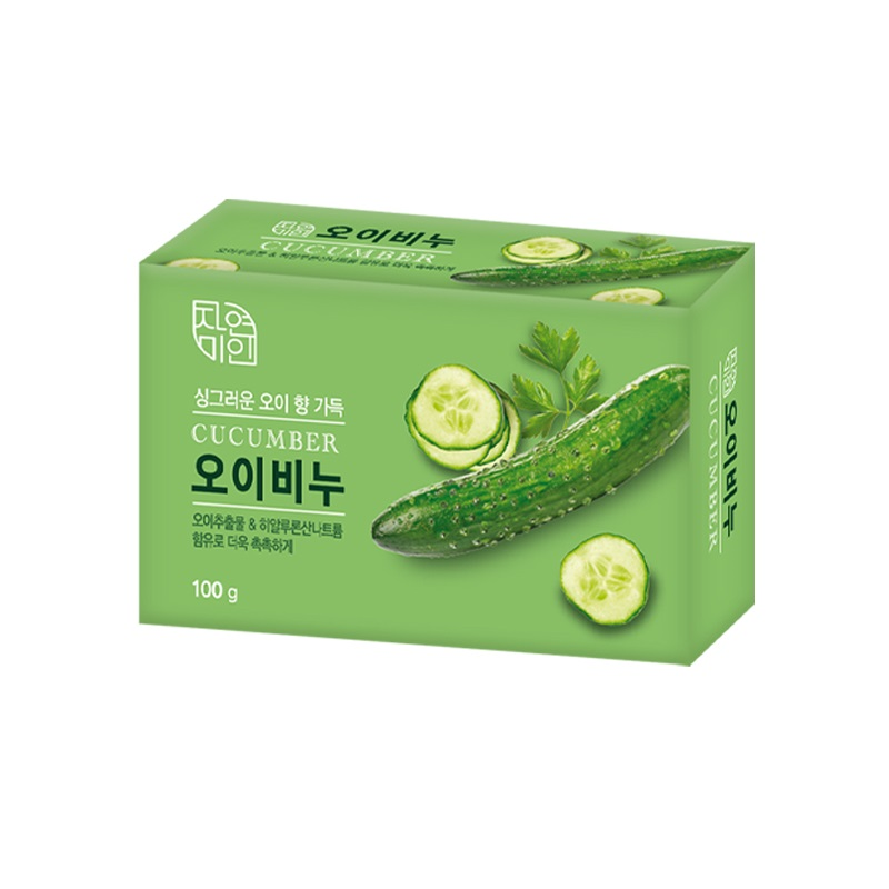 [MUKUNGHWA] Мыло туалетное увлажняющее ОГУРЕЦ Moisture Cucumber Soap, 100 г