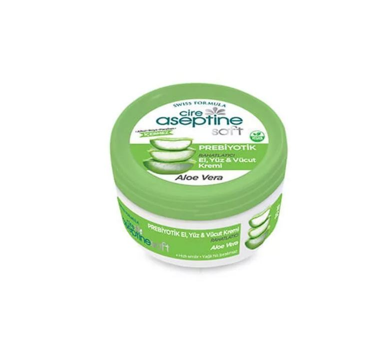 [CIRE ASEPTIN] Крем для рук ПРЕБИОТИК И АЛОЭ ВЕРА Prebiotic Care Cream - Aloe Vera, 30 мл