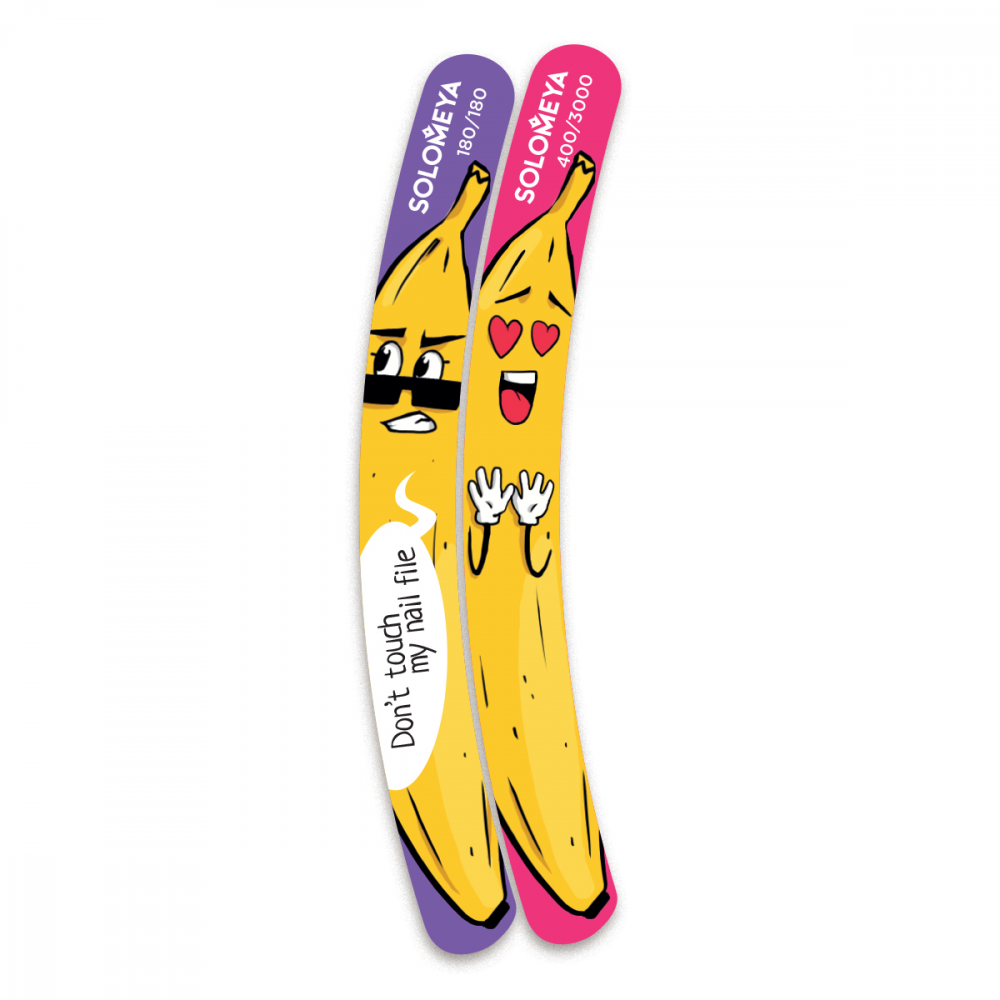 [SOLOMEYA] Набор пилок для ногтей Solomeya Don’t Touch My Nail File Accessory Kit, 2 шт.