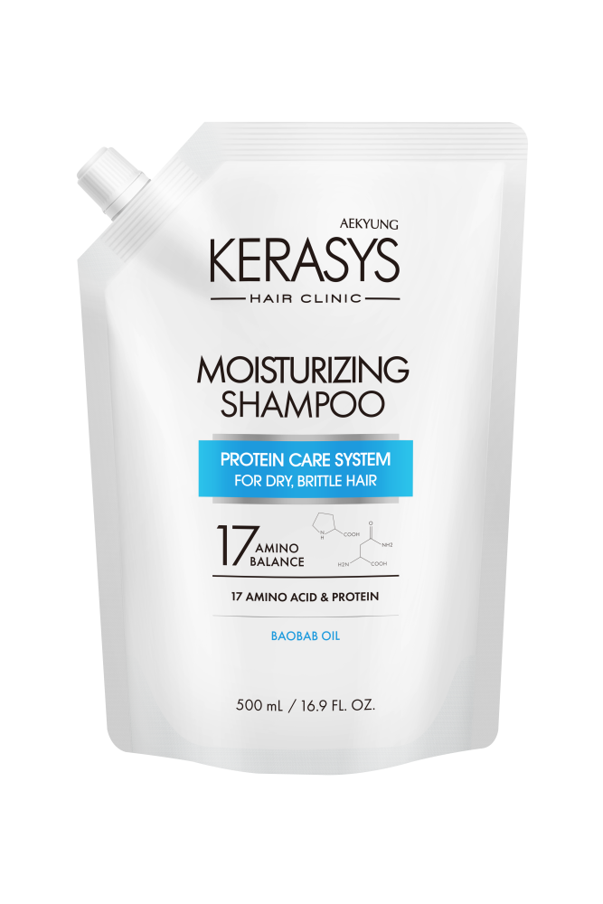 [KERASYS] Шампунь для волос УВЛАЖНЯЮЩИЙ Moisturizing Shampoo (запасной блок), 500 мл