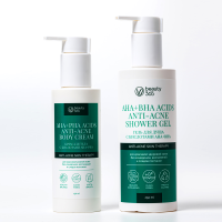 353178-D82E - НАБОР средств для тела ANTI-ACNE c кислотами AHA+BHA (гель для душа+крем для тела), 250 мл/150 мл