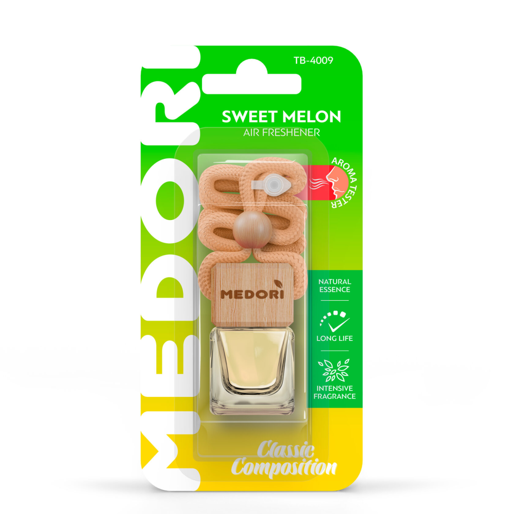 [MEDORI] Ароматизатор для автомобиля SWEET MELON подвесной, 6 мл