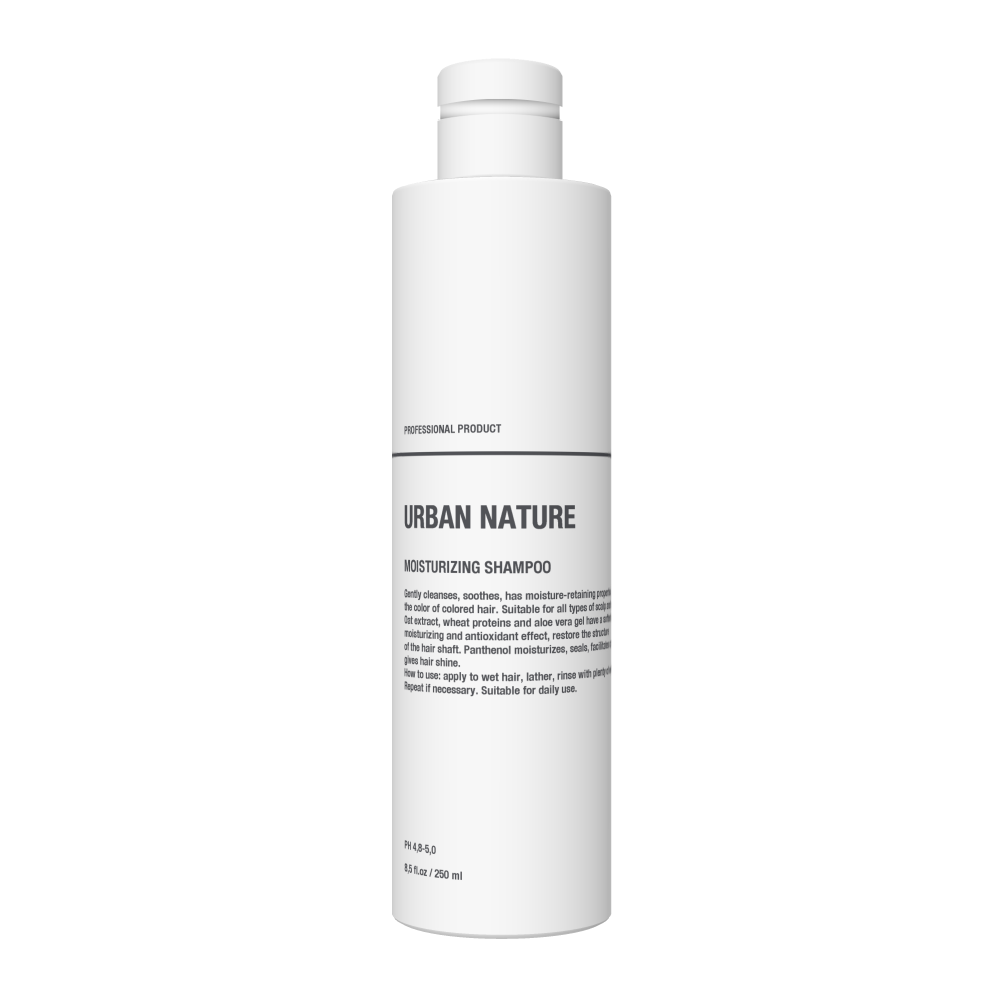 [URBAN NATURE] Шампунь для волос УВЛАЖНЯЮЩИЙ Moisturizing Shampoo, 250 мл