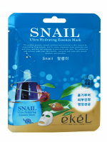 [EKEL] Маска для лица тканевая МУЦИН УЛИТКИ Snail Ultra Hydrating Essence Mask, 25 мл